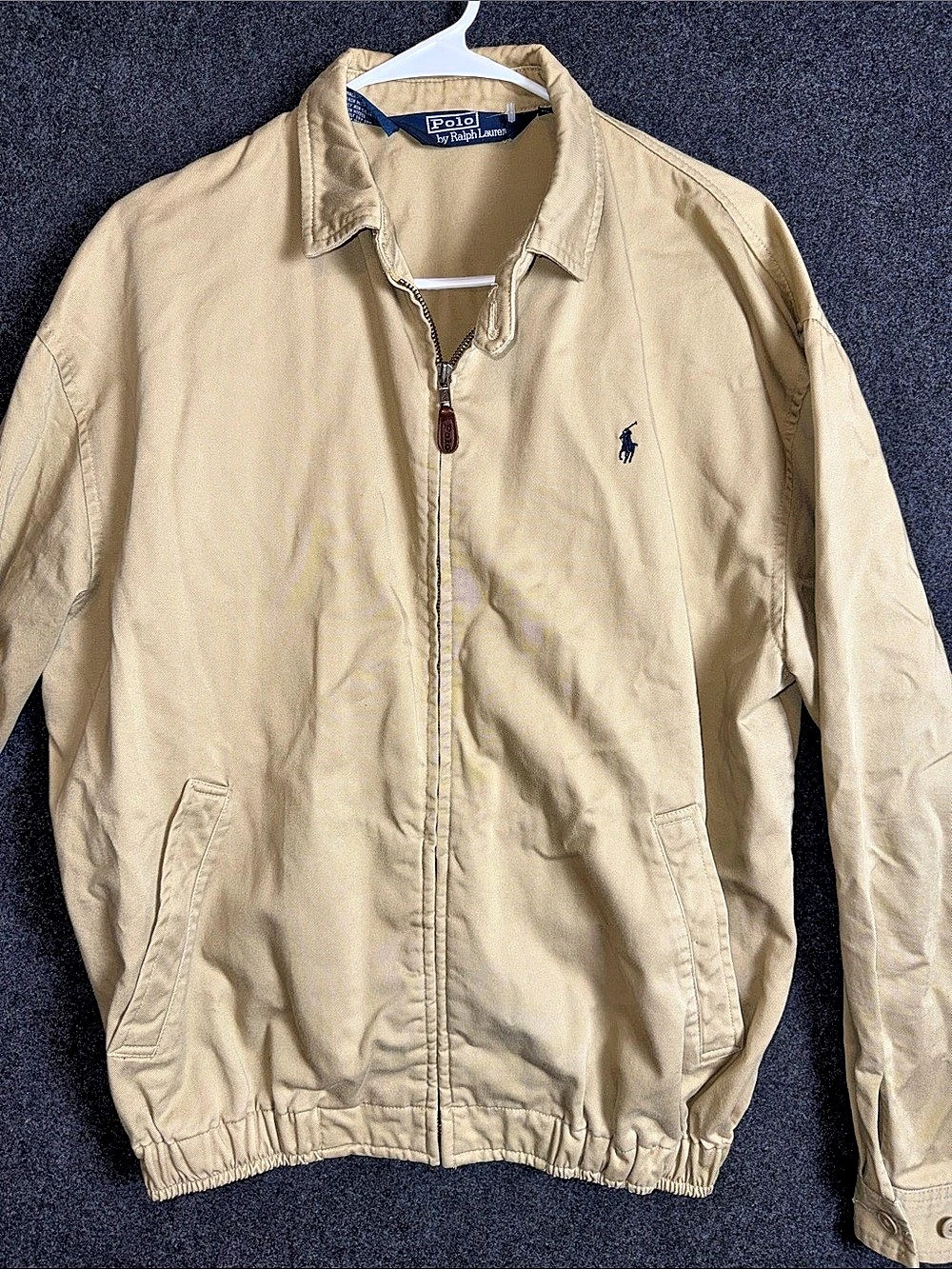 Polo by Ralph Lauren Lightweight Jacket in Beige Size Medium - Picture 2 of 10